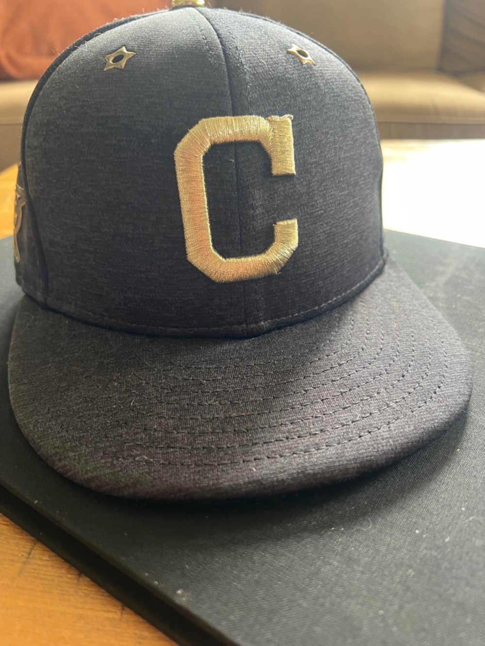 2017 ASG Cleveland Indians Hat in Navy & Gold